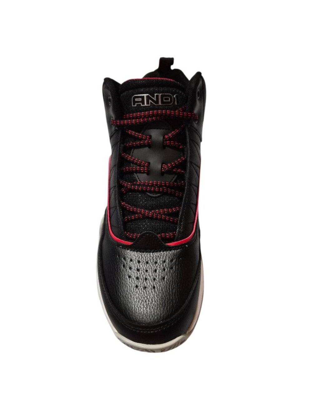 AND1 Mens Athletic Basketball Shoes Streetball High Top Size 7, 10 Lace-up Black - Picture 3 of 8